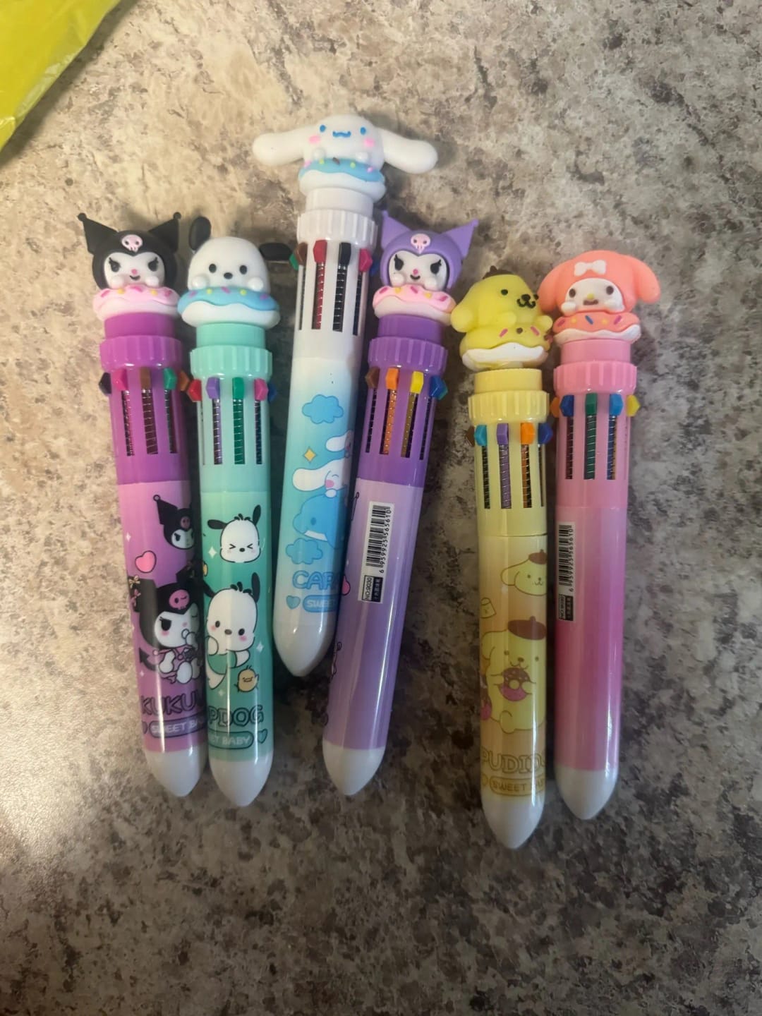 Customer photo review of Character Pens 6pcs/Set