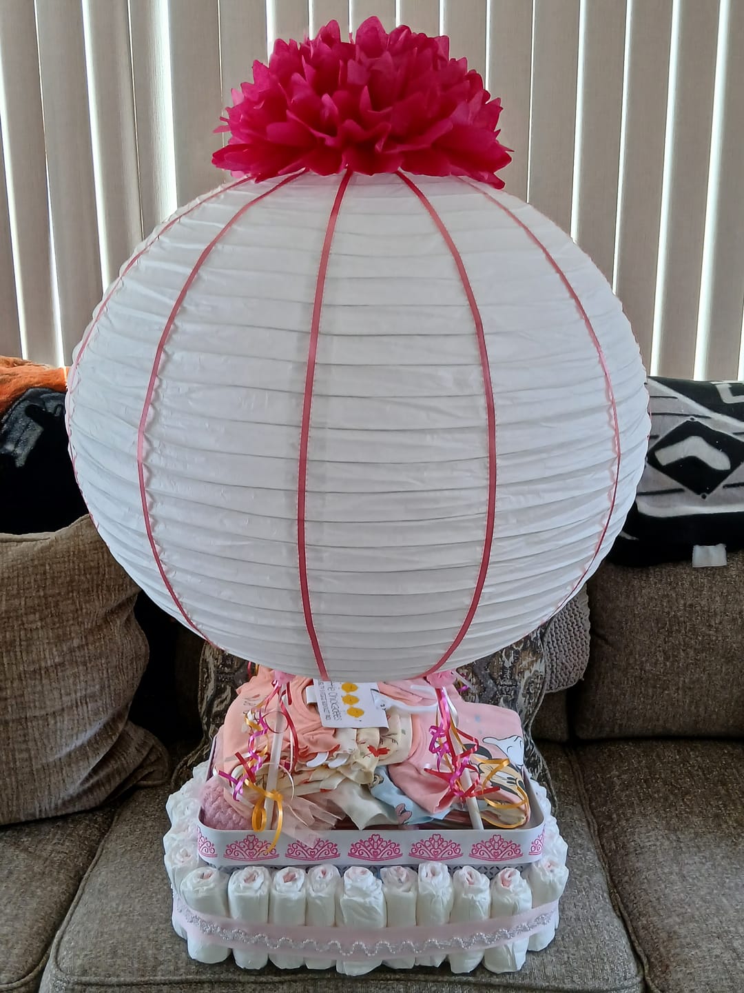 Customer photo review of 24" White Round Paper Lantern, Even Ribbing, Chinese Hanging Wedding & Party Decoration