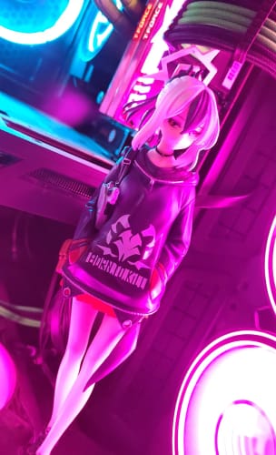 Customer photo review of Blue Archive Kayoko Onikata Figure – Hooded Sweatshirt Ver. PVC Anime Collectible Model Toy