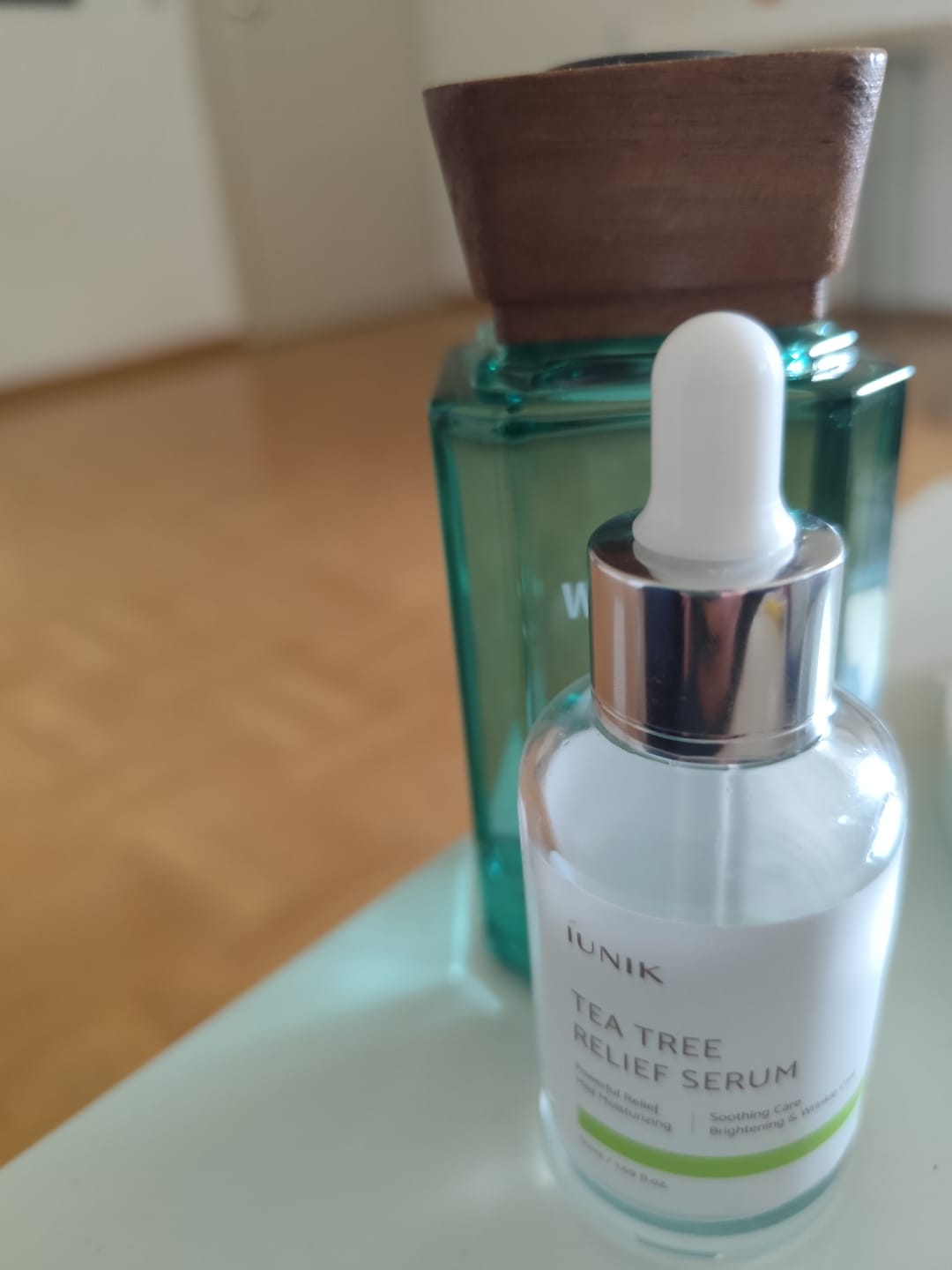 Customer photo review of Tea Tree Relief Serum