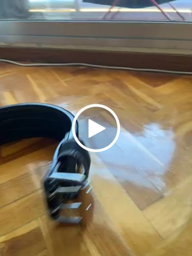 Customer video review of Double Prong Buckle Belt with Grip, 13MM - IPF Approved