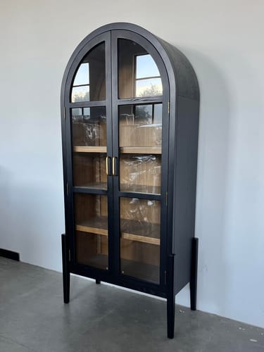 Customer photo review of Wright Glass Cabinet