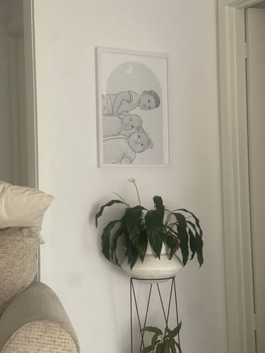 Customer photo review of "To the Moon & Back" Constellation Poster