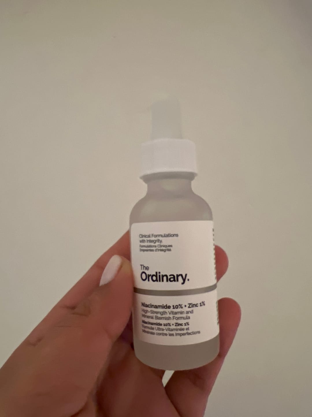 Customer photo review of Niacinamide 10% + Zinc 1% Oil Control Serum