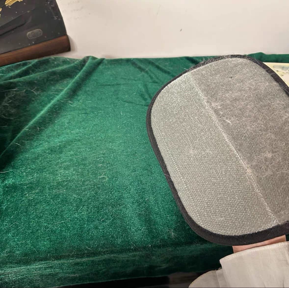 Customer photo review of Extra-Large Static Pet Hair Removal Glove