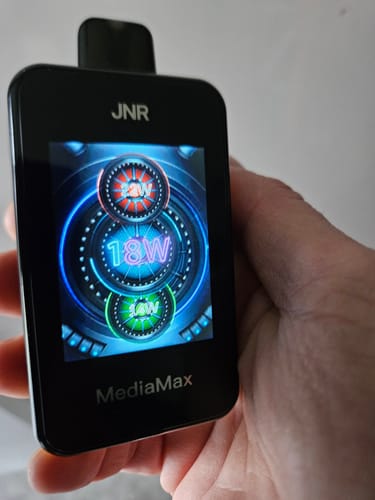 Customer photo review of JNR - MediaMax - 40K - Puff / Vape Jetable - 2% nicotine - Smart connect