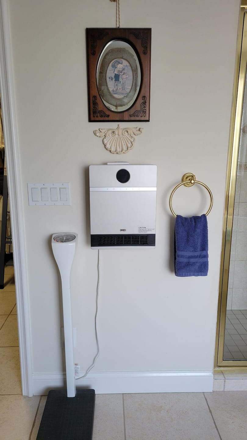 Customer photo review of Smart Wall-mounted Heater WH517AS with ALCI Plug