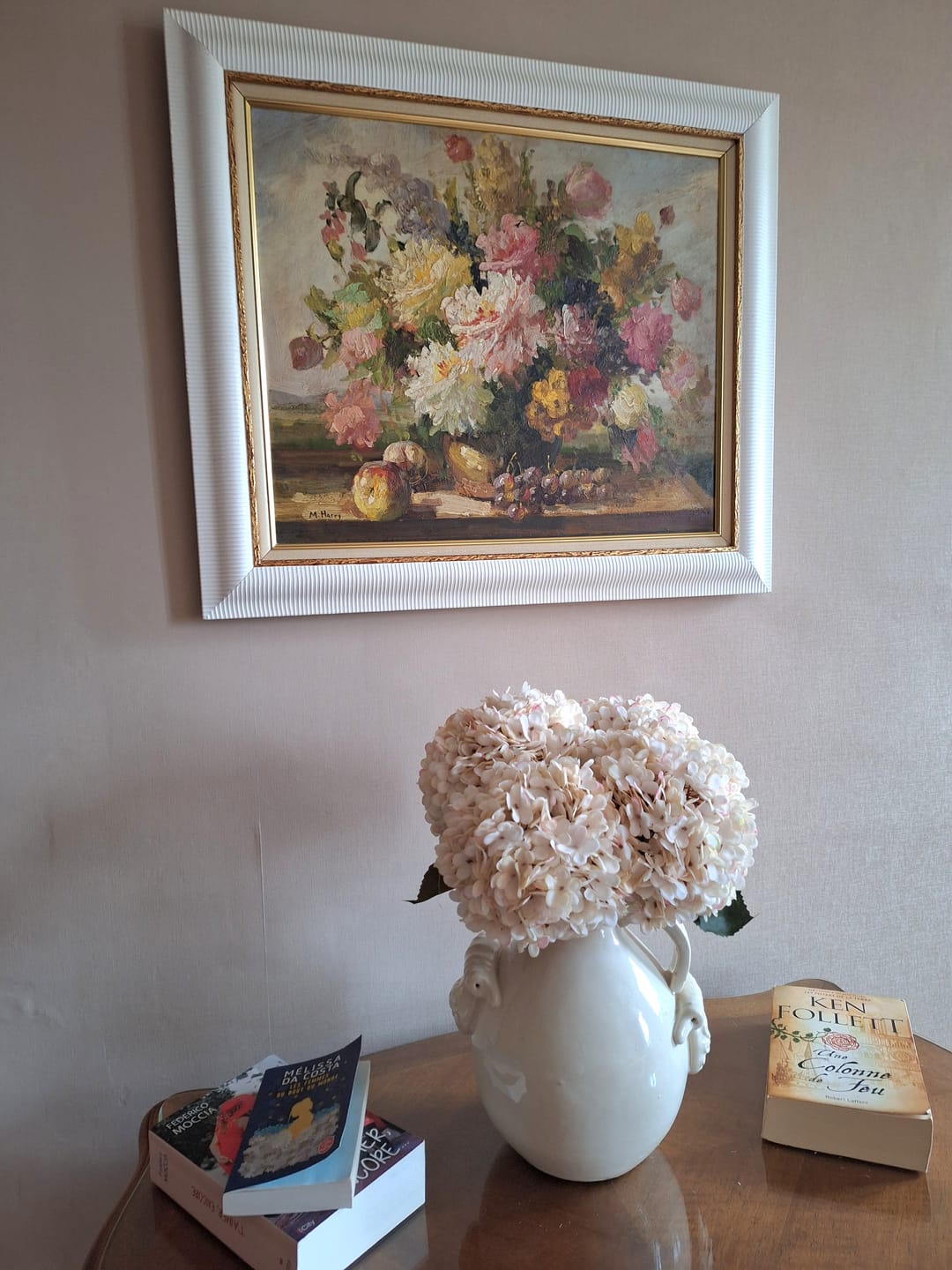 Customer photo review of Grande Hortensia (5 tiges) - Crème