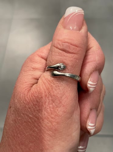 Customer photo review of Hug From Heaven Ring