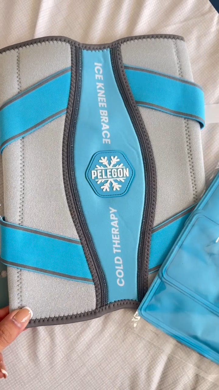 Customer photo review of Knee Ice Pack Wrap