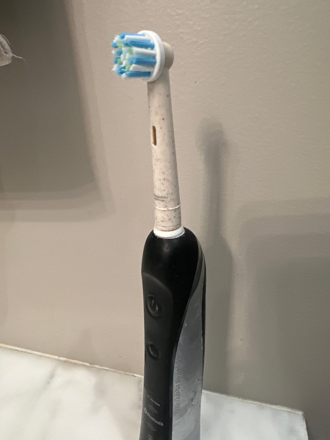 Customer photo review of Plant-based Electrical toothbrush heads (4 pack)