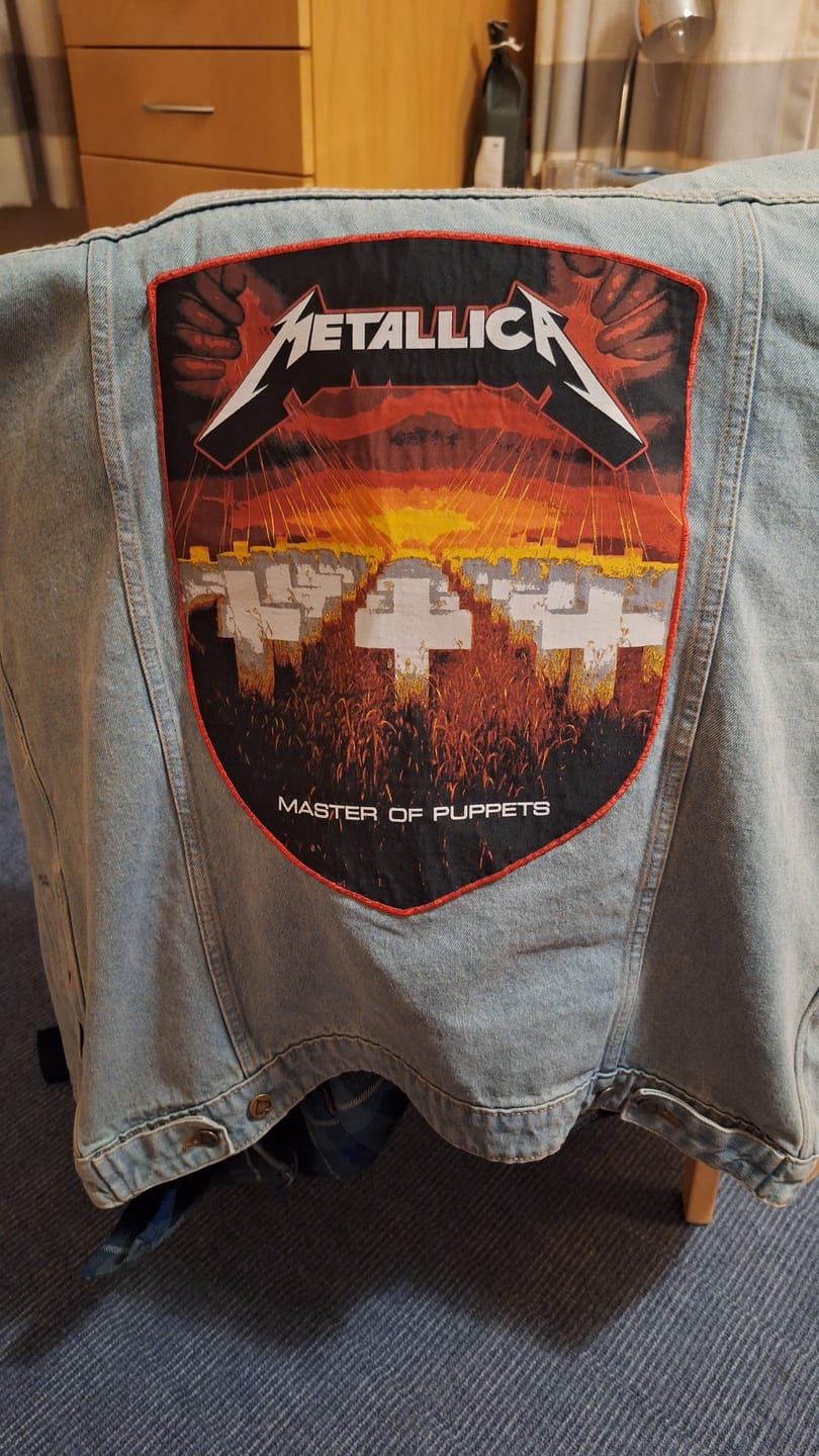 Customer photo review of Metallica - Master Of Puppets - Backpatch