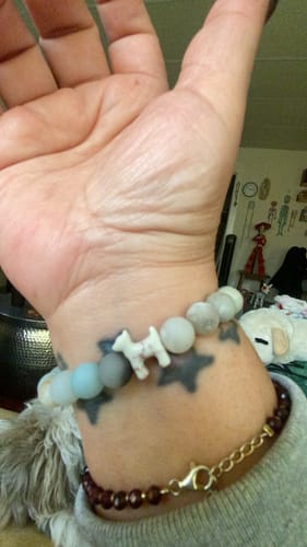 Lily L. review of STRĀ Dog Beaded Bracelet image 1 out of 2