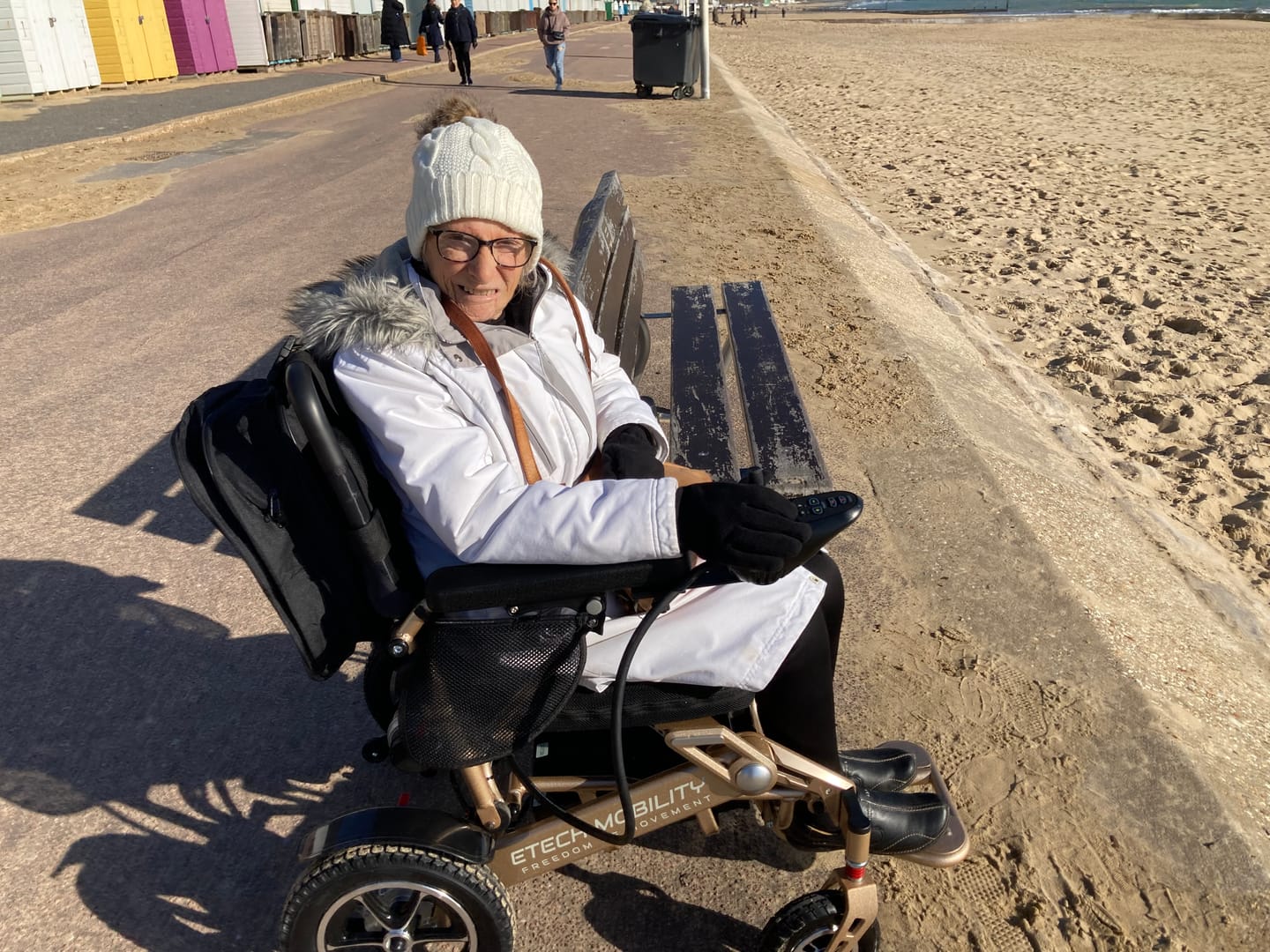 Customer photo review of Lightweight Electric Wheelchair | Folding Powerchair | Freedom Pro ST
