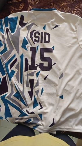 Customer photo review of Customised/Name Personalised Adult Jersys