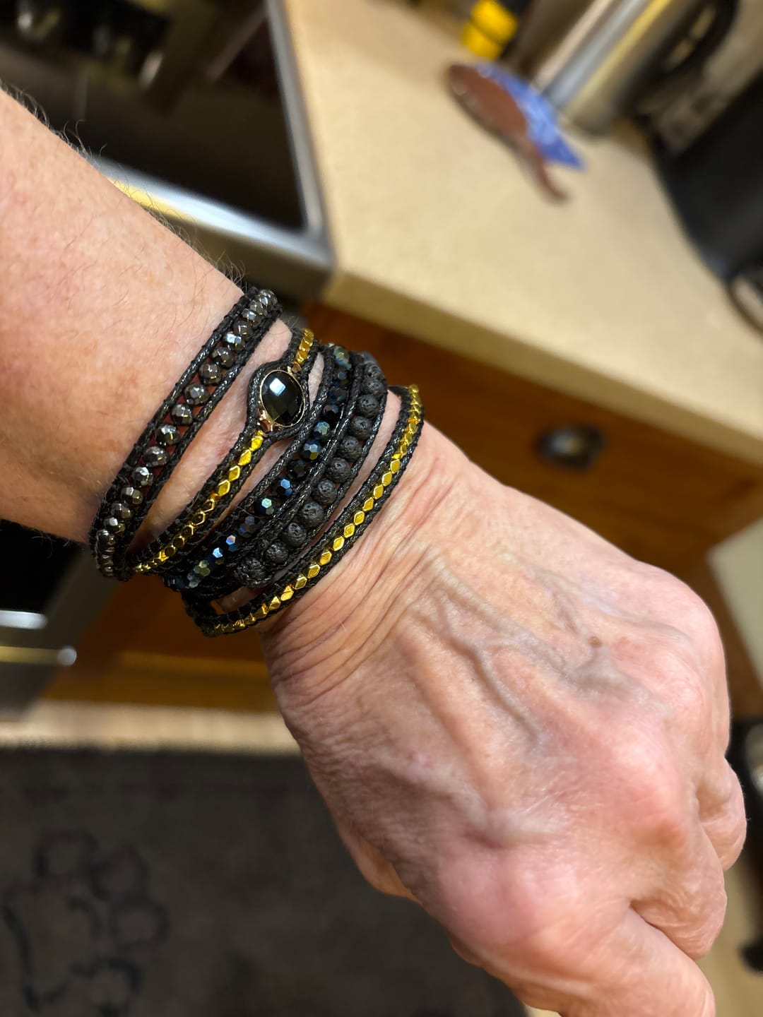Customer photo review of Eclipse Dark Moon Bracelet
