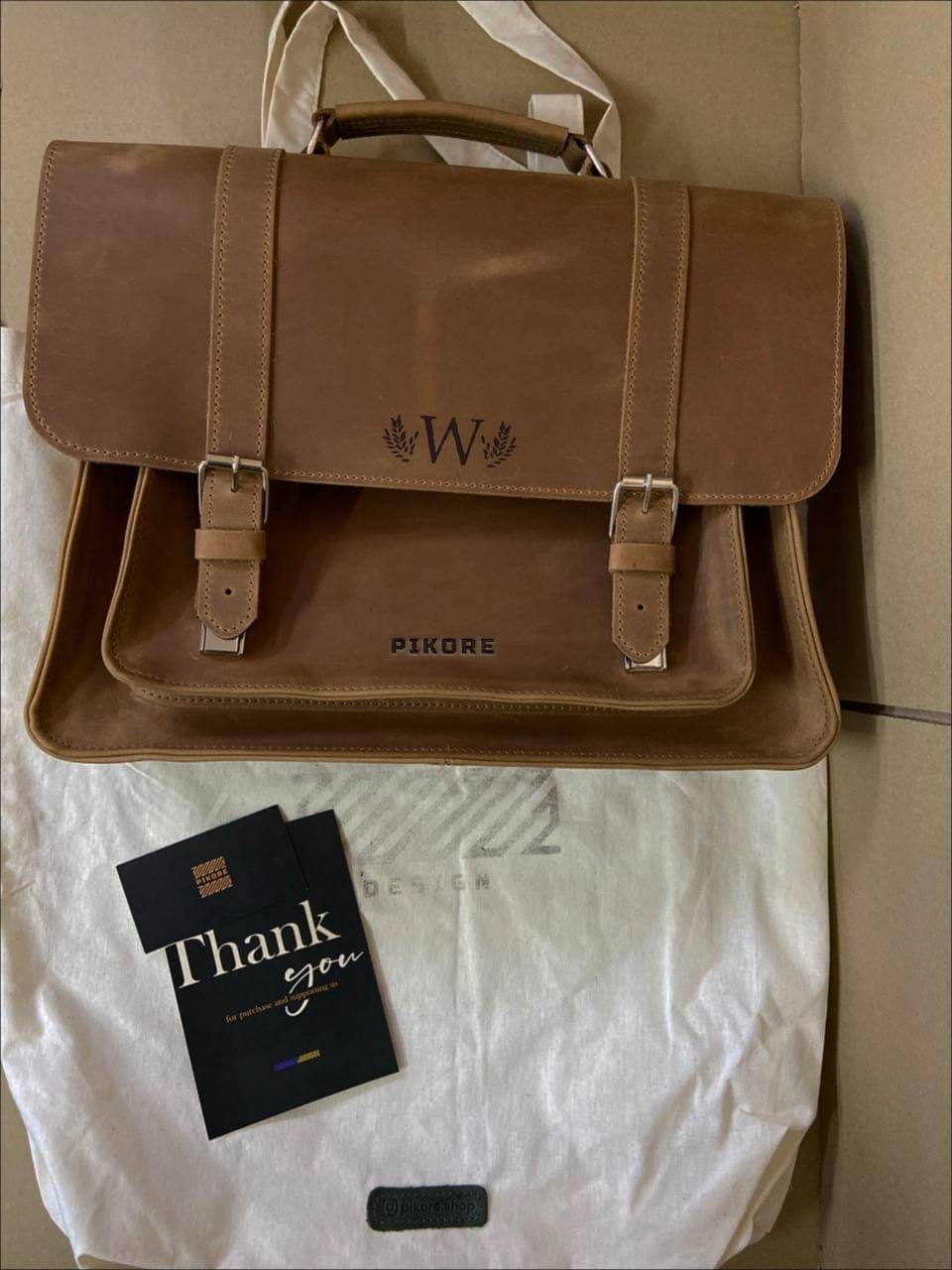 Customer photo review of Briefcase Bag