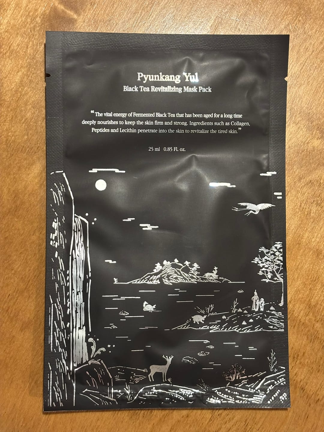 Customer photo review of Atjaunojoša auduma maska ar kombuču Pyunkang Yul Black Tea Revitalizing Mask Pack