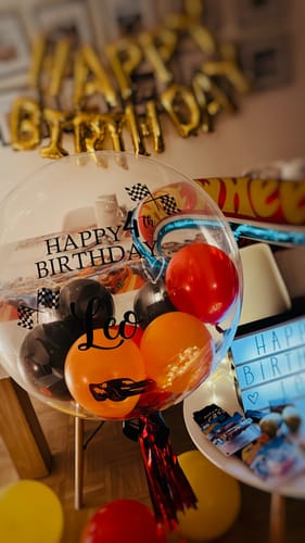 Customer photo review of Schulkind Cars Designer Ballon