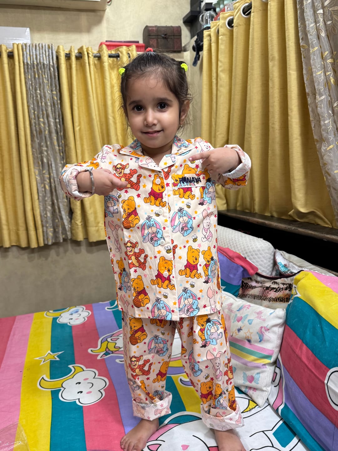 Customer photo review of Ted and Friends Night Suit