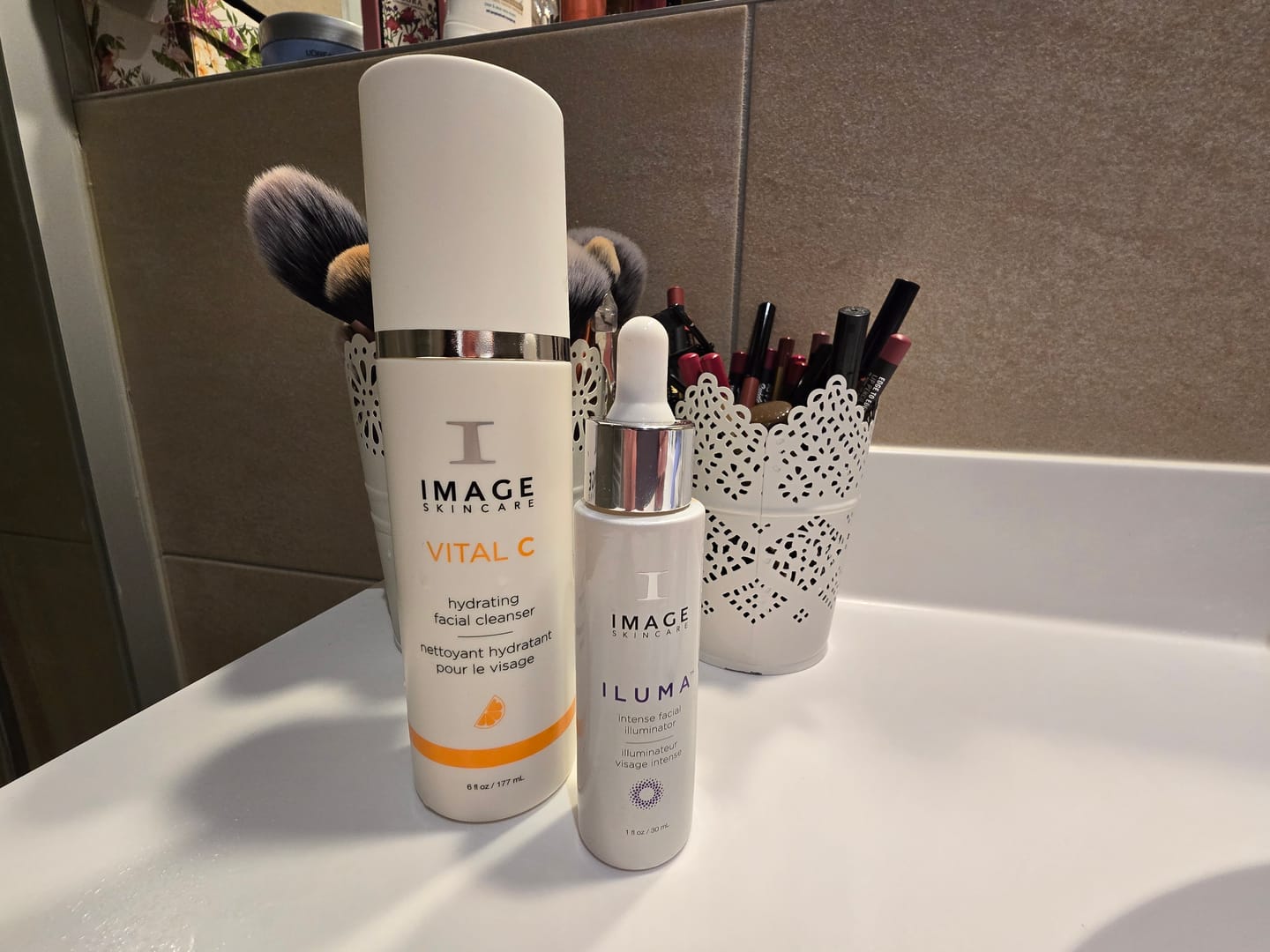 Customer photo review of Hydrating Facial Cleanser