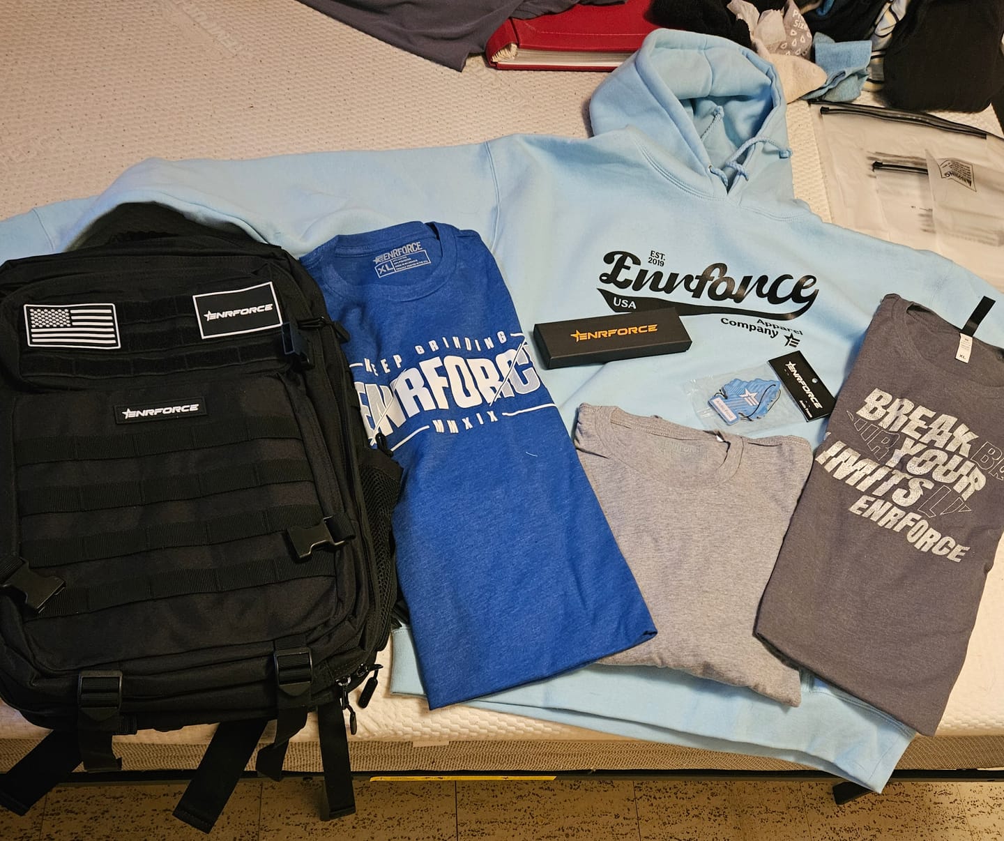 Customer photo review of Mystery Cash Loaded Backpack