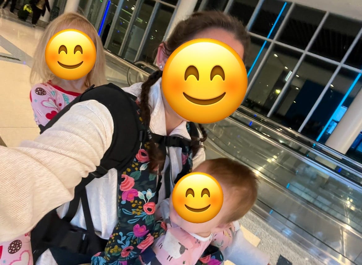 Customer photo review of Happy Toddler Carrier