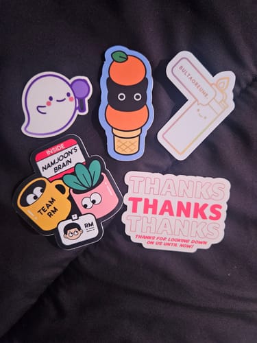 Customer photo review of LOST! Sticker