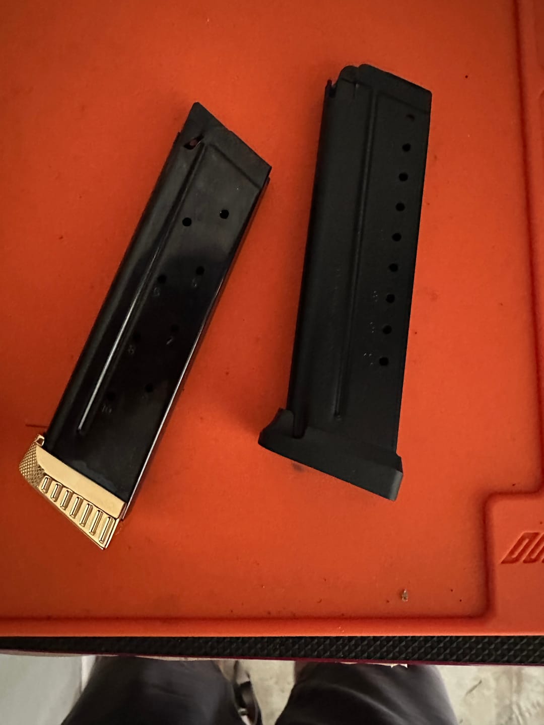 Customer photo review of 1911 Mec-Gar/Bul Armory Brass Magazine Base Pad