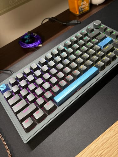 Customer photo review of DrunkDeer Metal Keycap Set - Esc, Enter, Space