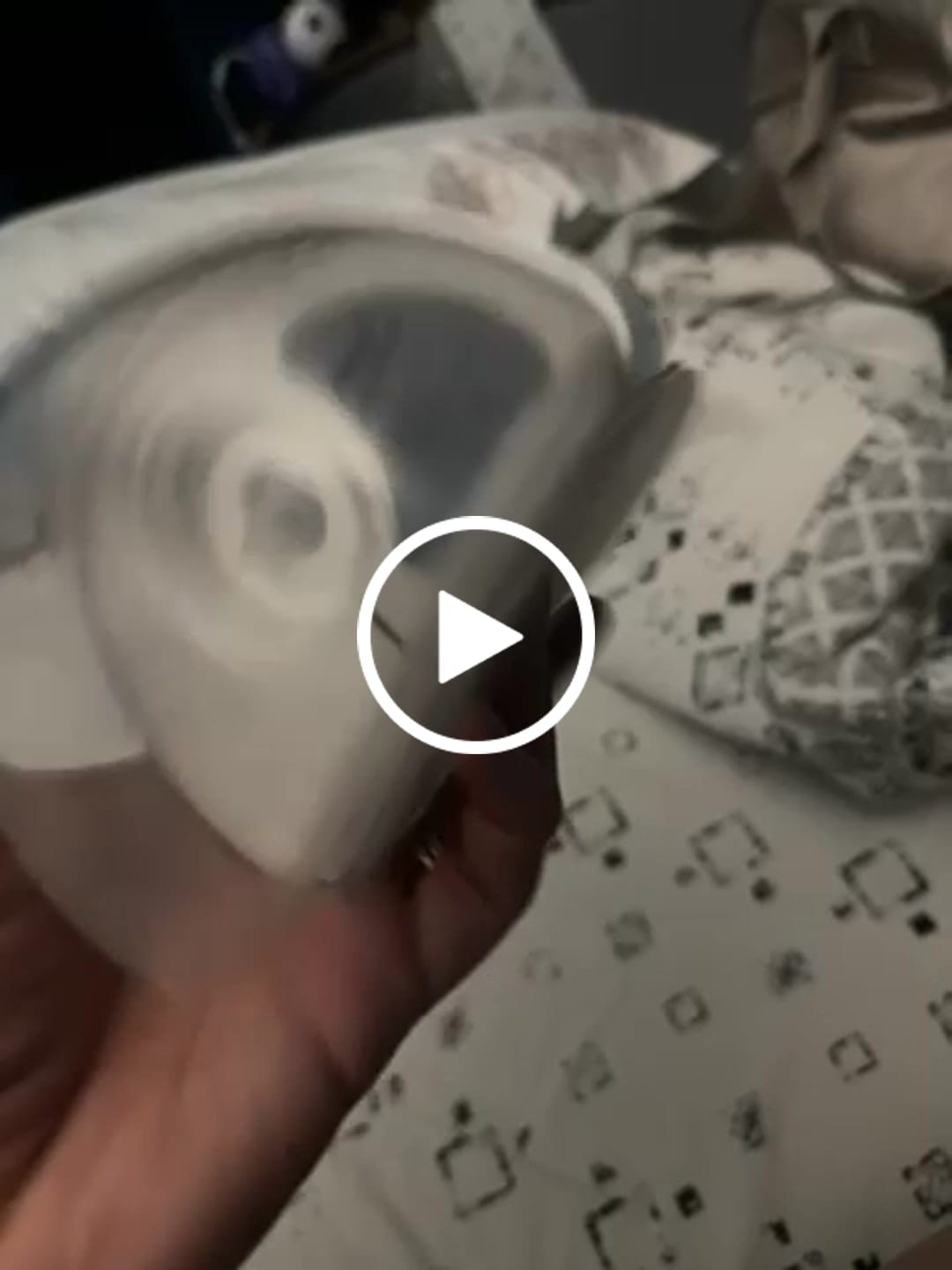 Customer video review of Extractor de leche inalámbrico