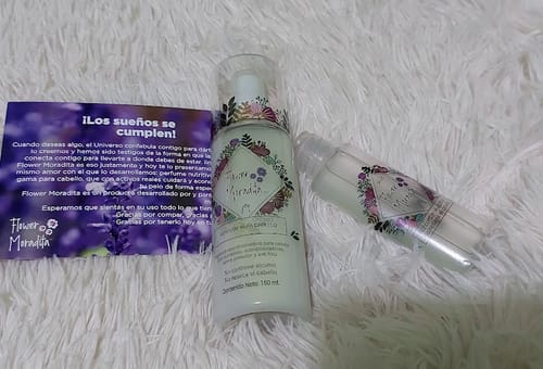 Customer photo review of Kit 3 Perfumes para cabello