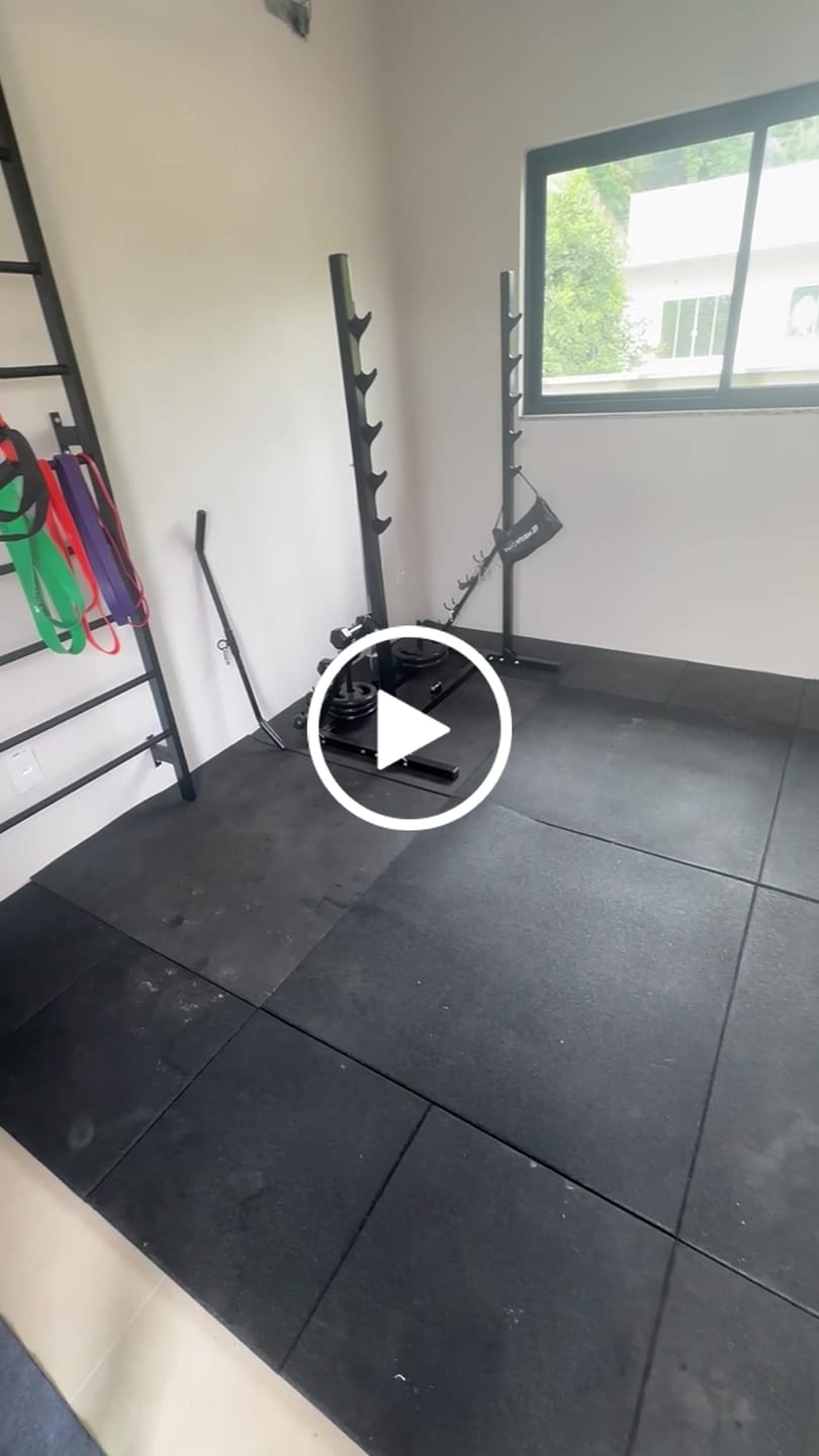 Customer video review of Piso Emborrachado 15mm Ultra Impact