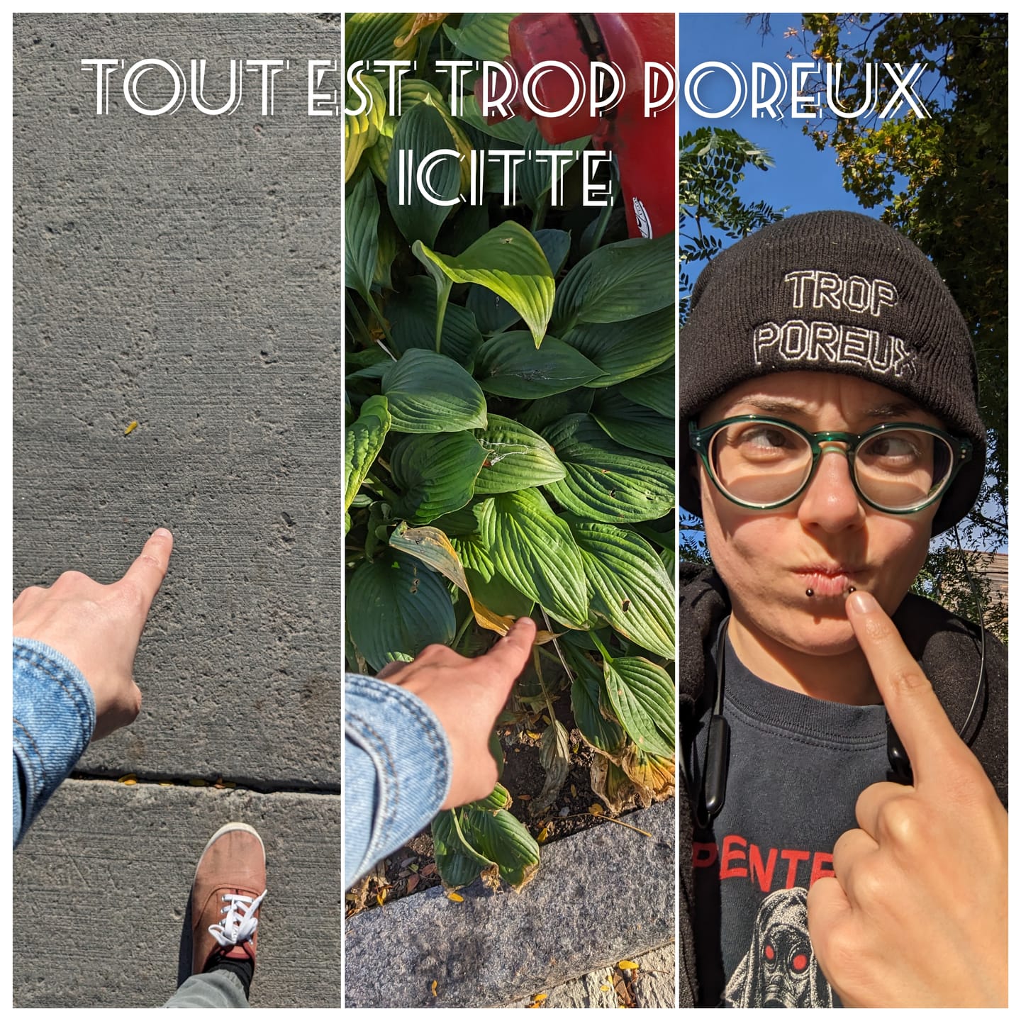 Customer photo review of Tuque brodée - Trop Poreux