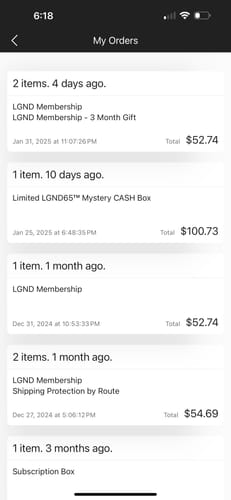 Customer photo review of LGND Membership