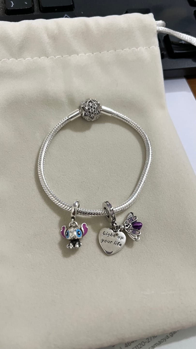 Customer photo review of Pulsera Copo de Nieve