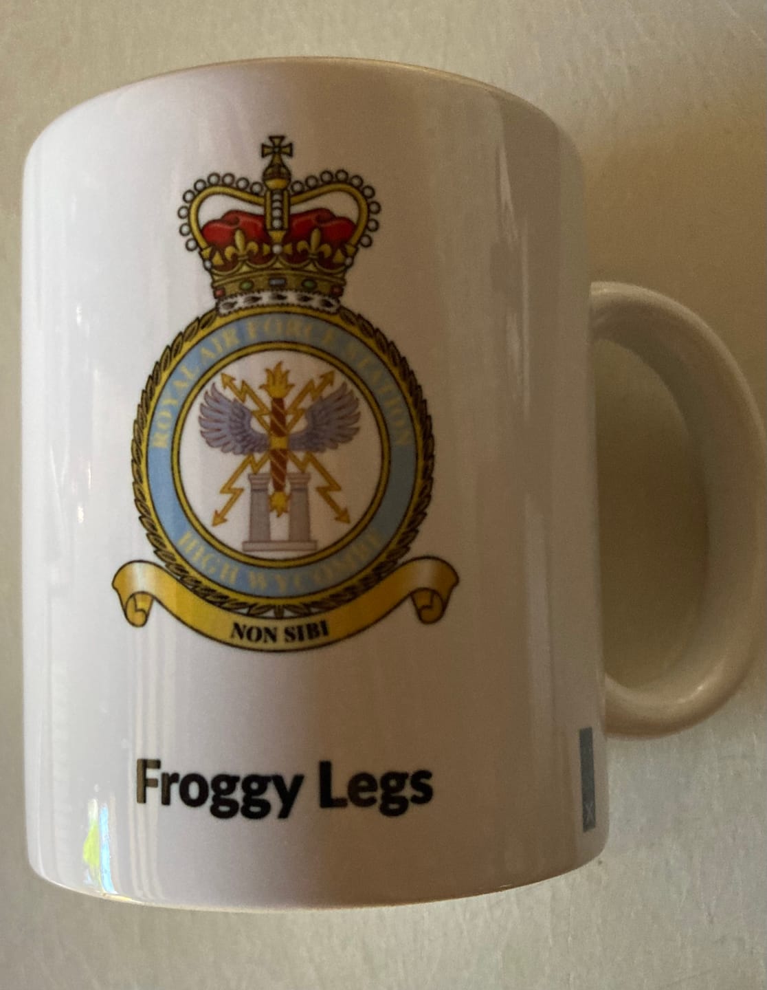Customer photo review of Personalised RAF Mug