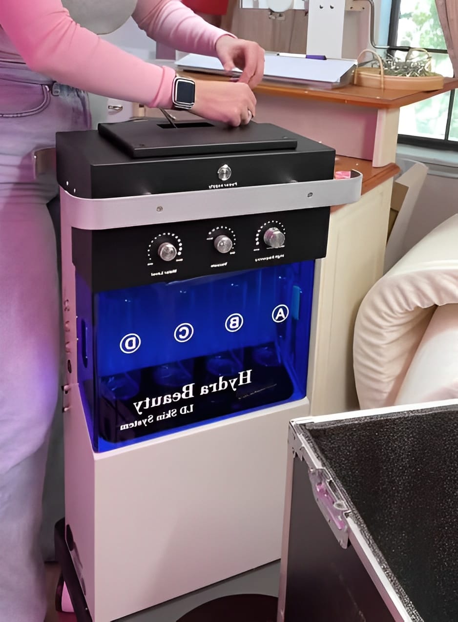 Customer photo review of Hydra Dermabrasion Facial Machine Professional