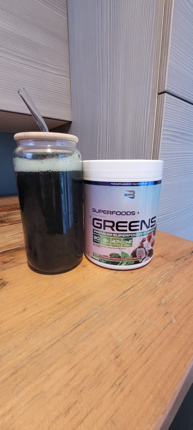 Customer photo review of Believe Supplements - Superfoods + Greens - 300g
