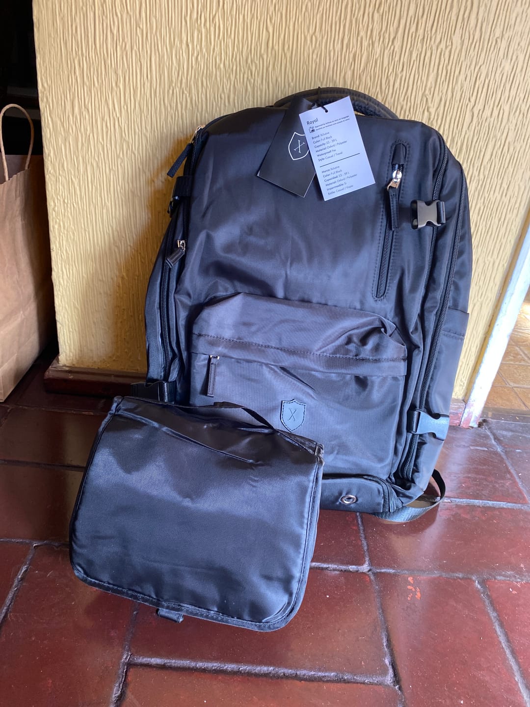 Customer photo review of Royal Travel Backpack
