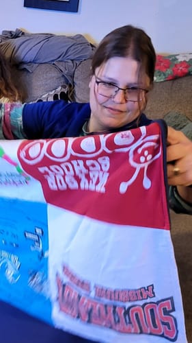 T-shirt quilt featuring washington youth soccer club by Monica from NC