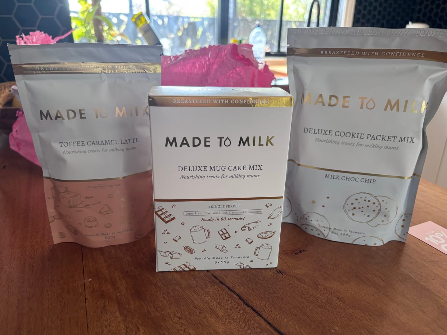 Customer photo review of Milk Choc Chip Packet Mix