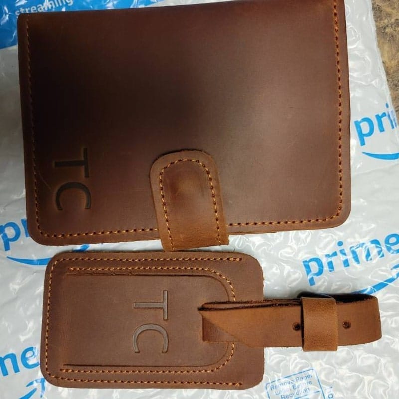 Customer photo review of Passport Wallet & Luggage tag