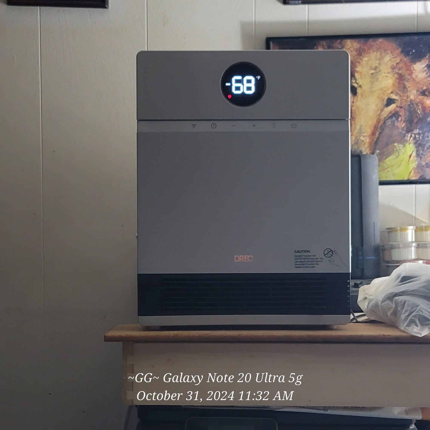 Customer photo review of Smart Wall-mounted Heater WH517S