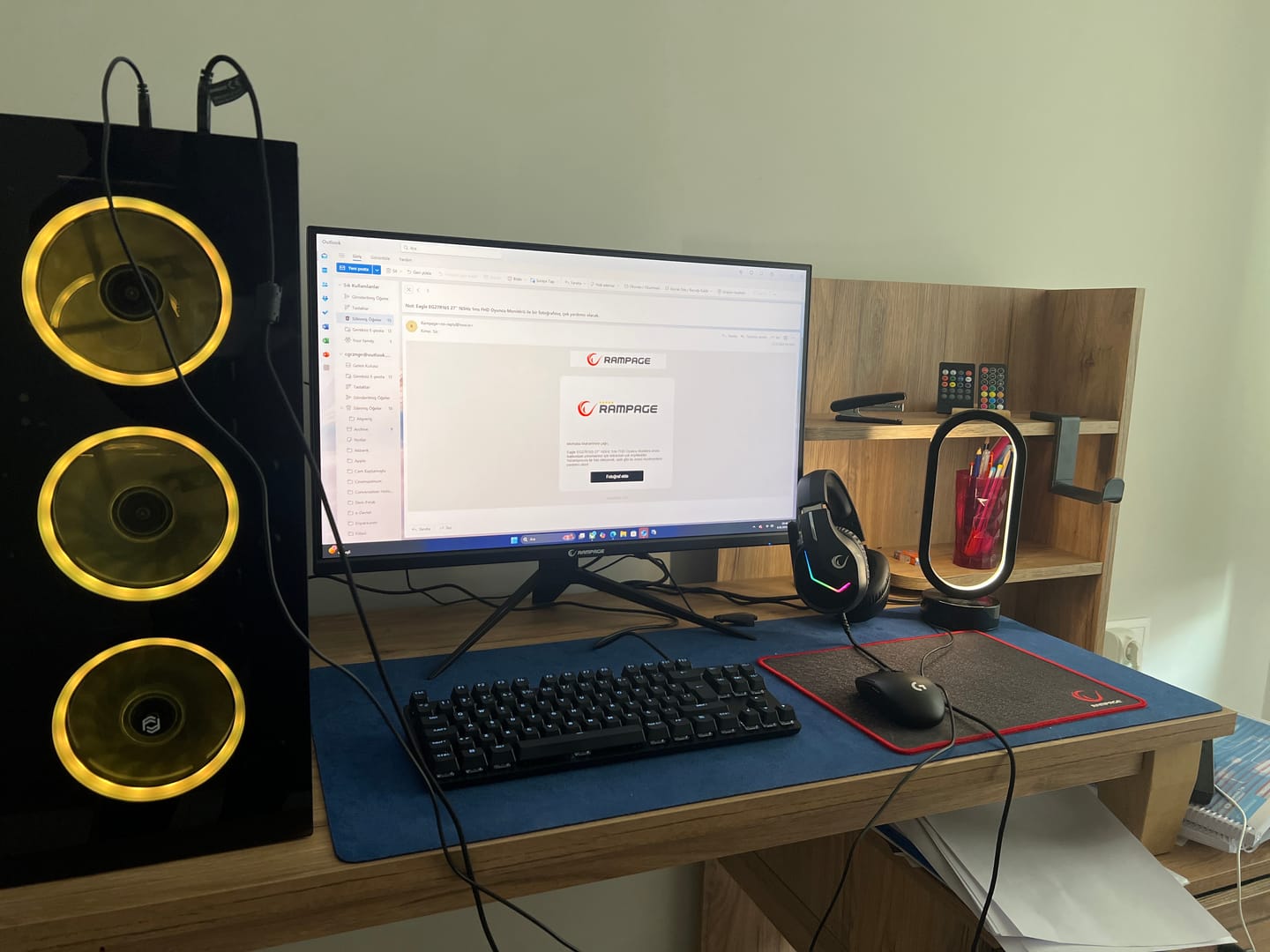 Customer photo review of Eagle EG27R165 27” 165Hz 1ms FHD Oyuncu Monitörü