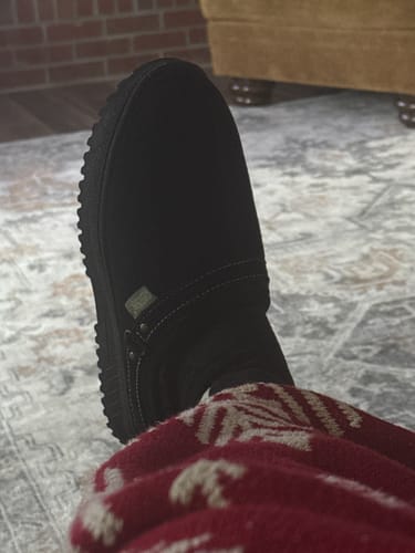 Customer photo review of Unisex Sheepskin Clog