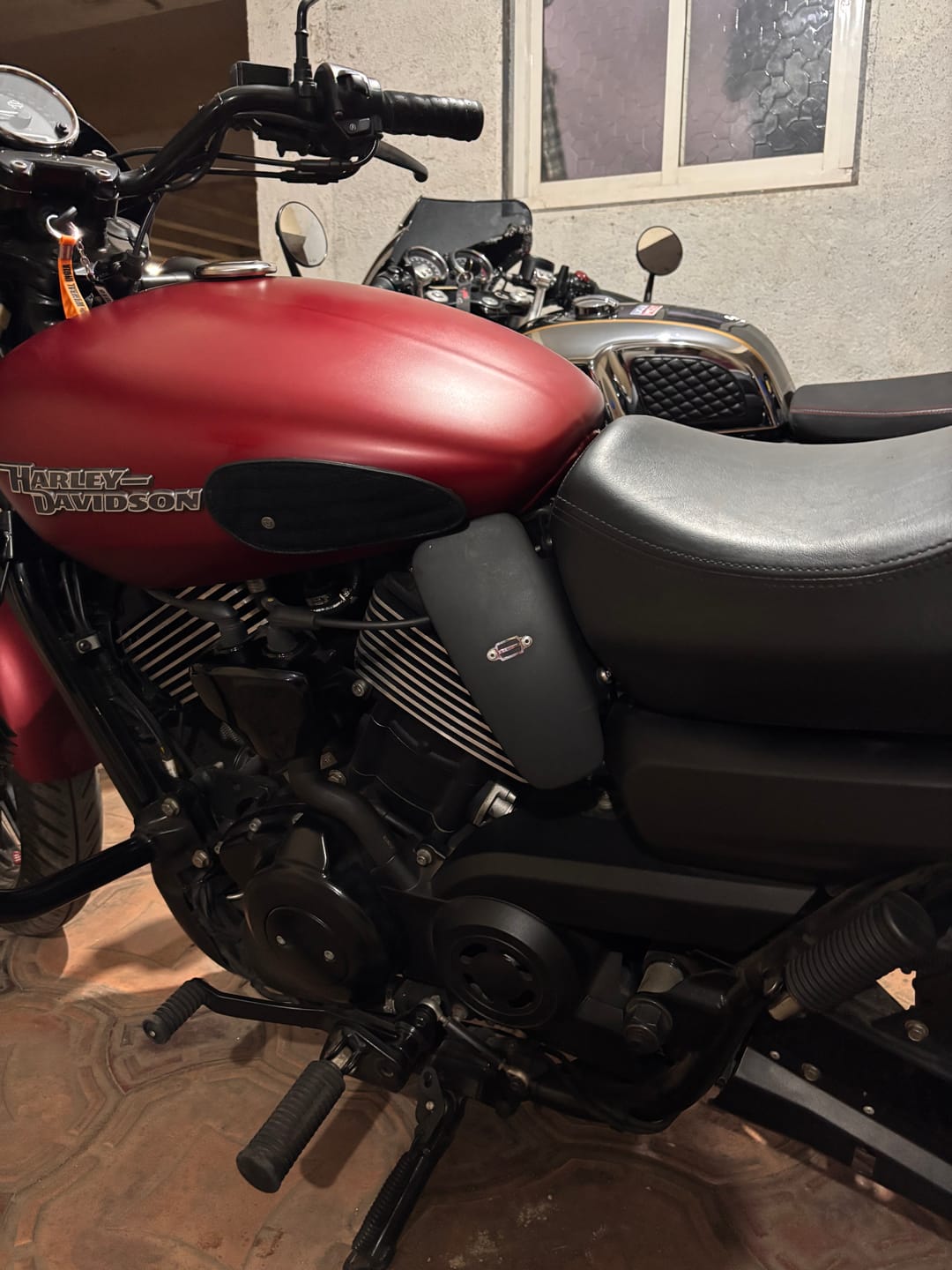 Customer photo review of tank pads mini suede classic stripes