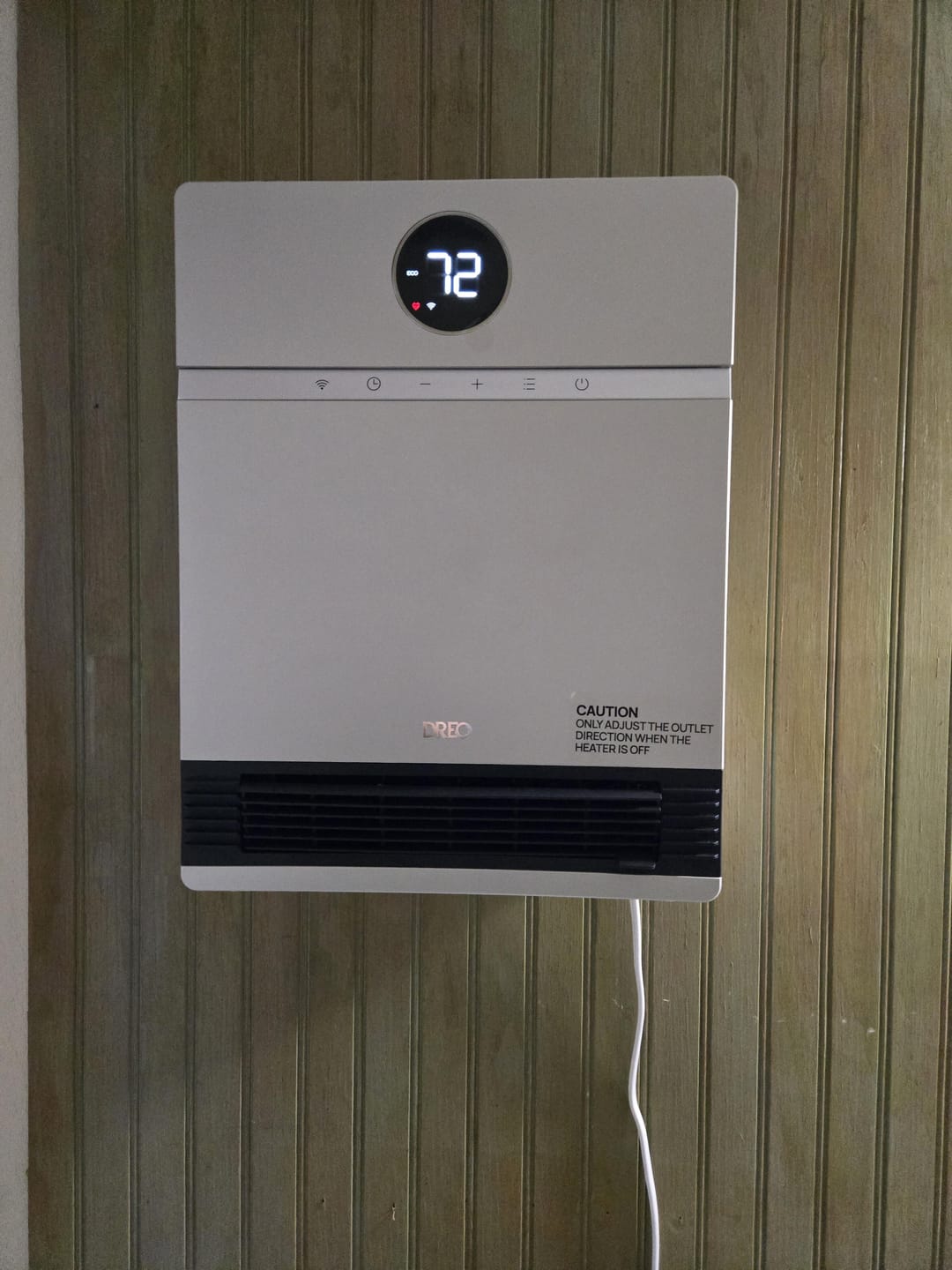 Customer photo review of Smart Wall-mounted Heater WH517S