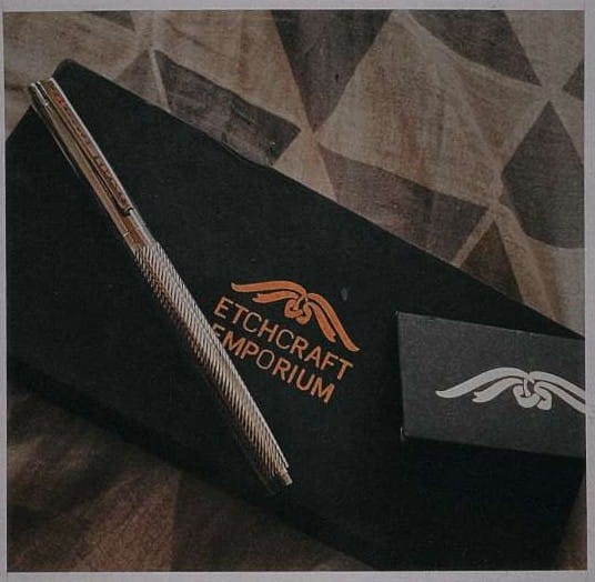 Customer photo review of Personalised Name Pen