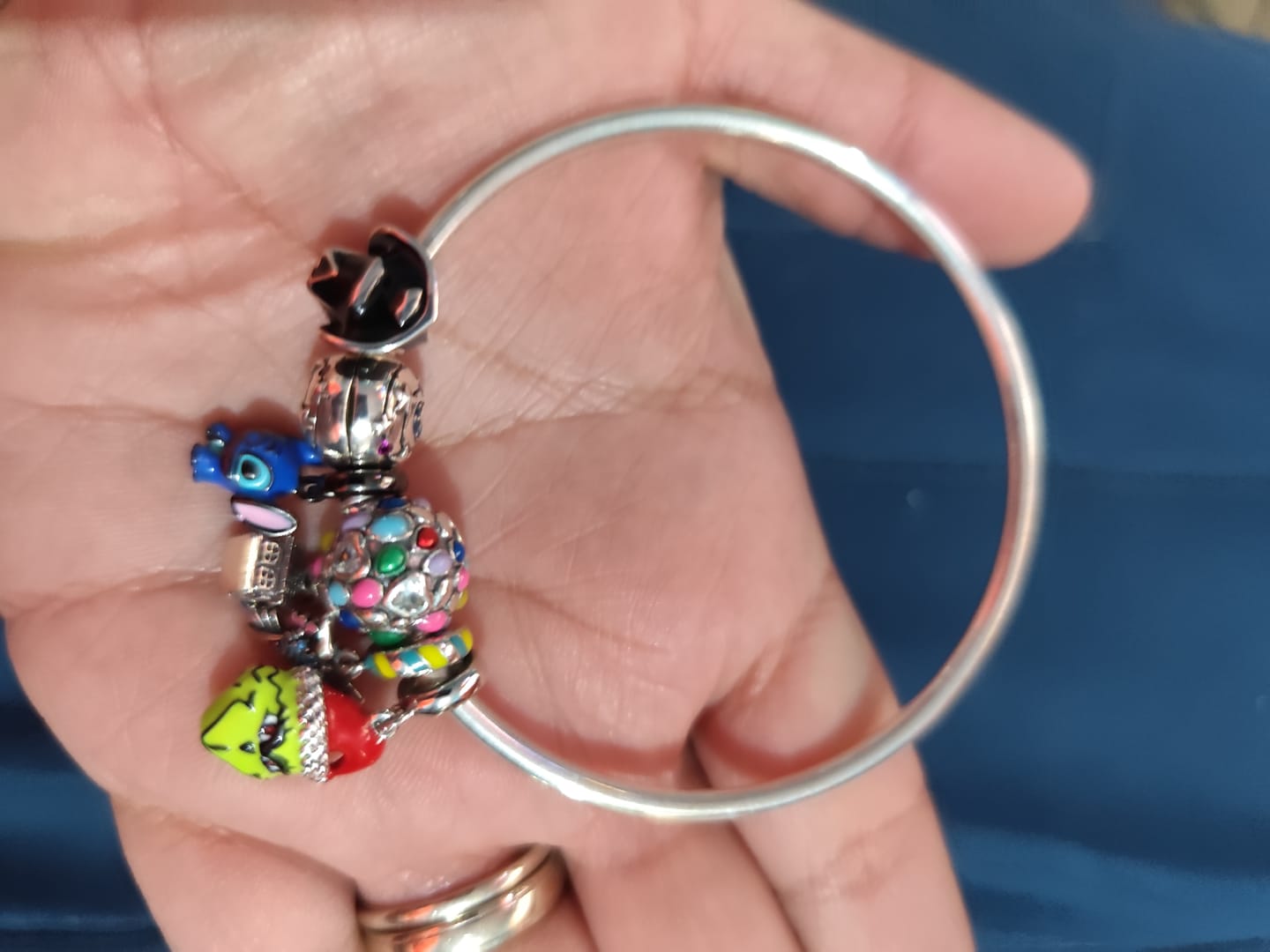Customer photo review of Pulsera Espiral de Constelación
